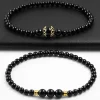 2 armbånd med agatkugler og charms / Dobbelt