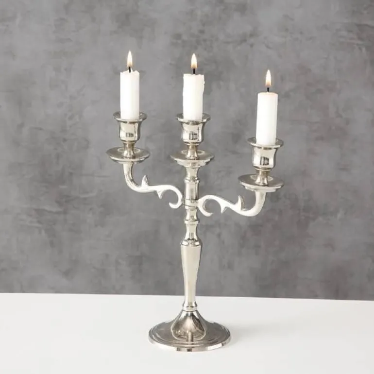 3 armet lysestage til bord - 26cm / Varas