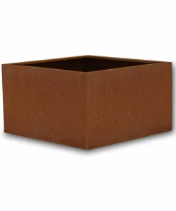 Adezz / Firkantede eksklusive rust krukker - plantekummer / Med Bund