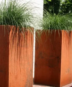 Adezz / Høje rust krukker - H.80cm + H.100cm