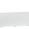 Aflang hvid plantepotte til vinduer - L.50x20x20cm