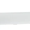 Aflang plantepotte i hvid glasfiber - 80x20x20cm