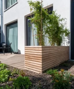 Aflange plantekasser i Hardwood / Rhombus