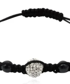 Armbånd med krystal kugle