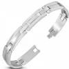 21cm Herrearmbånd i stål - Screw design 10mm