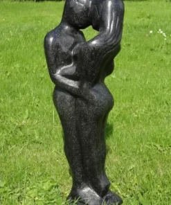 135cm sort Terrazzo Figur med Par