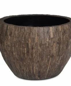 Ø.80cm stor indendørs krukke med Cemani træ