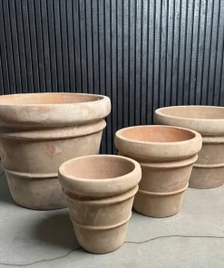 Croda Rossa Terracotta Krukke Ø.29 + Ø.38 + Ø.50 / SÆT 3 stk