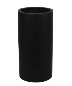 Cylinder krukke / sort eller grå glasfiber - 60cm eller 80cm