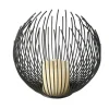 Cylon lysestage i jern med lys - Ø.24cm