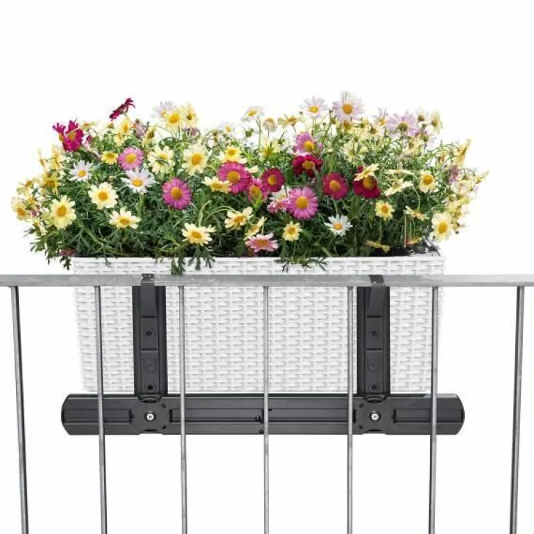 Gelændersikring - støttebeslag til altankasser / blomsterkasser