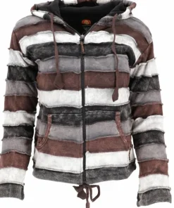 Goa Patchwork hættetrøje i stonewash / Til Hende