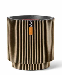 Groove Krukke Med lodrette ribber - Sort eller Antrazit eller Taupe- Livstidsgaranti - 4 farver