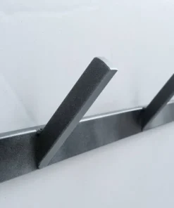 Knagerække / Coat Hanger i aluminium - 90cm - 9 kroge