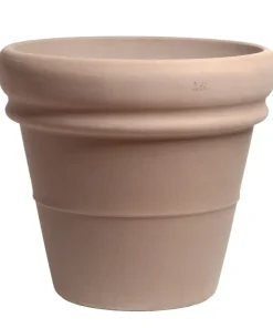 Konisk Italy Terracotta krukke Ø.45cm - M/U underskål