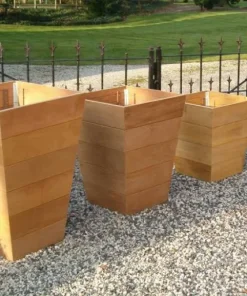 Konisk krukke i hardwood