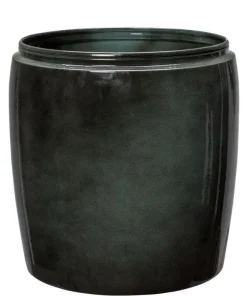 Krukker / Potter i recycled metal - 3 farver - 4 størrelser