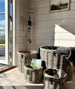 Kubu rattankrukker med inderpose - sæt 4stk