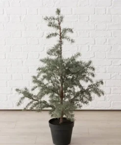 Kunstig Cedertræ med potte - 120cm