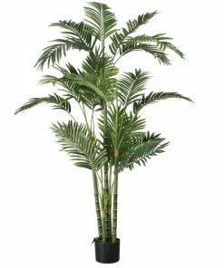 Kunstig palme med potte - 5 stammet - 165cm / Pris for 2stk