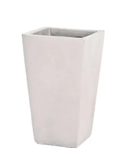 La Selle - Konisk krukke i keramik - Hvid eller Sort - H.57x34x34cm