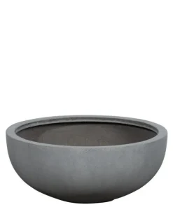 Lave fade / krukker i sand stripe eller grå glasfiber - Ø.59cm