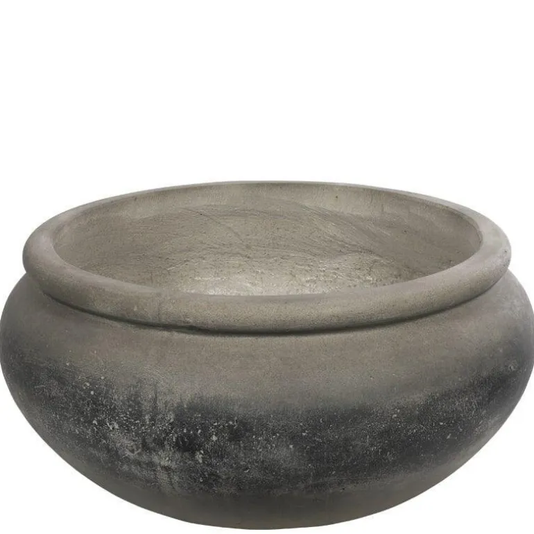 Lave krukker i fiberbeton - Ø.55cm - 3 farver