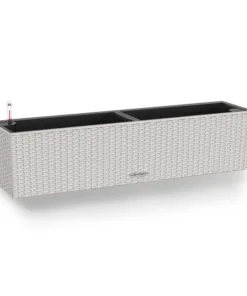 Lechuza altankasse med selvvanding / Balconera Cottage Polyrattan - 6 farver