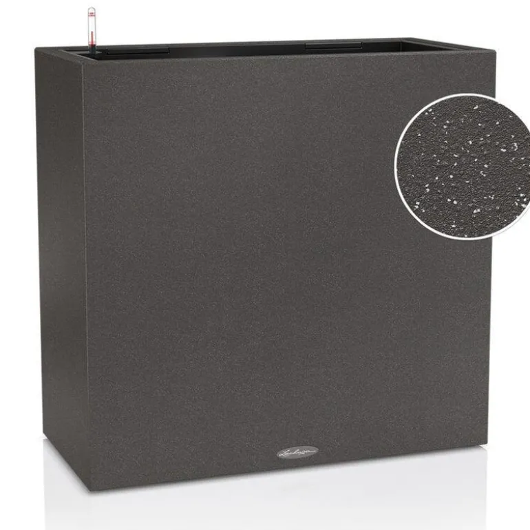 Lechuza Canto Stone Struktur - Plantekummer med selvvanding - 3 farver - M/U Hjul
