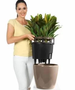 Lechuza Classico Premium Ø.43cm - m/u hjul / selvvanding - 6 farver