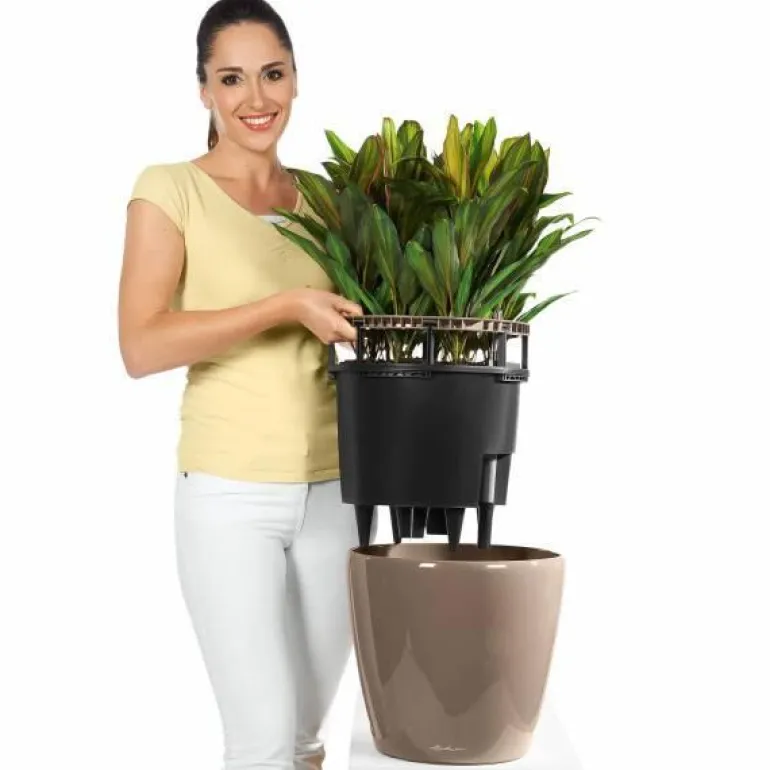 Lechuza Classico Premium Ø.43cm - m/u hjul / selvvanding - 6 farver