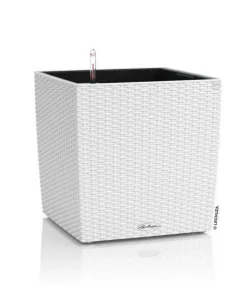 Lechuza Cube Cottage / Polyrattan - grafit-antrazit-sand-lysegrå - 40x40cm+50x50cm