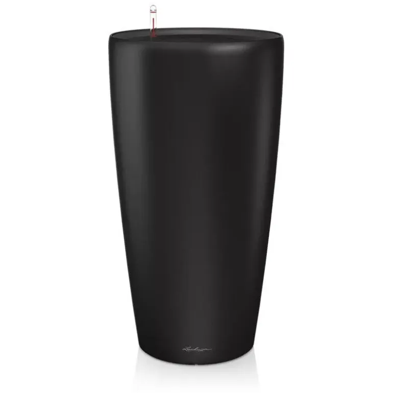 Lechuza Rondo premium med selvvanding - sort mat + hvid mat + grå mat - H.56 + H.75