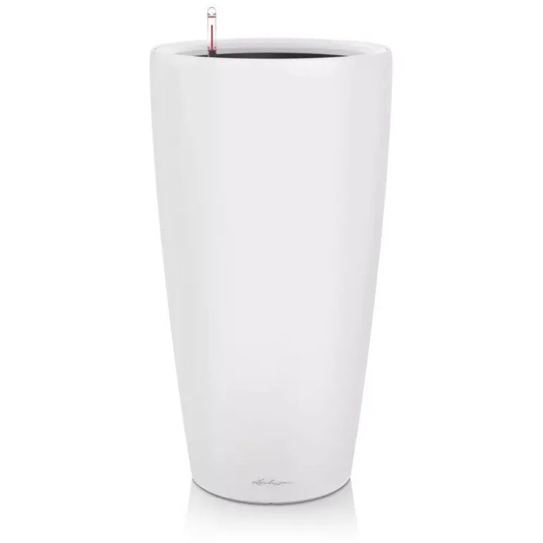 Lechuza Rondo premium med selvvanding - sort mat + hvid mat + grå mat - H.56 + H.75