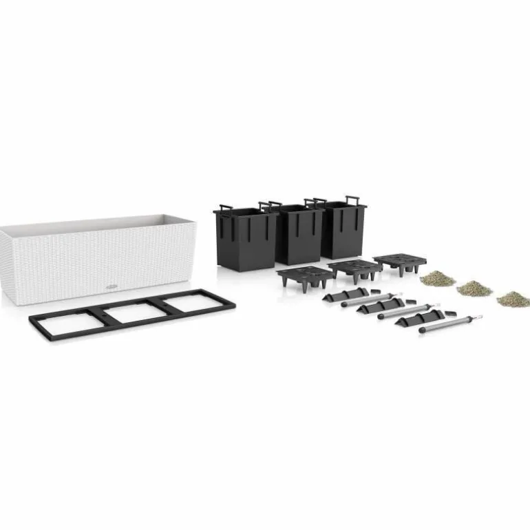 Lechuza Trio Cottage Plantekumme / sort-hvid-antrazit-mokka-sand-grå / 6 farver