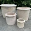 Lyse Terracotta Krukker - 4stk i sæt