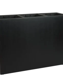 Matsort eller mathvid plantekumme / rumdeler med planteindsats og hjul - 4 størrelser