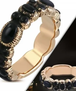 4mm design ring i bronze til kvinder