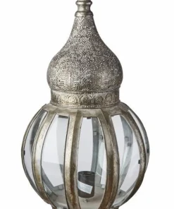 Orientalsk bordlampe med glas - Pris for 2stk