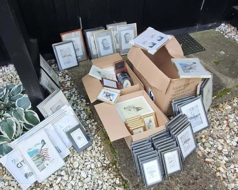 Parti fotorammer sælges samlet - Billigt - AFHENTNING