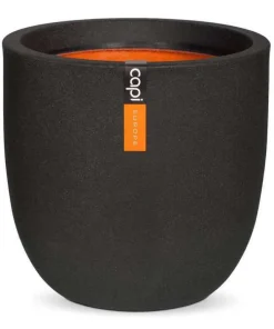 Sort glat Ball krukke smooth black - Livstidsgaranti