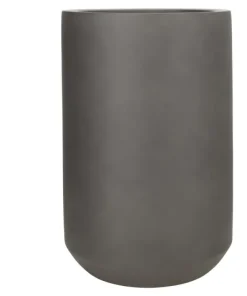 Sort, Hvid eller Grå krukke i mat fiberstone - H.53cm + H.65cm