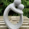 Soulmate figur i grå Terrazzo - 30cm