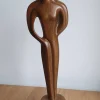 Soulmate skulptur i træ look - 31cm