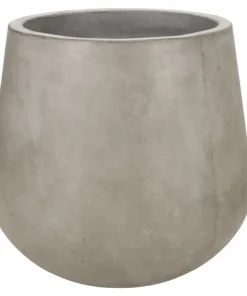 Stor indendørs konisk krukke i fiberbeton / Concrete look - Op til Ø.110cm