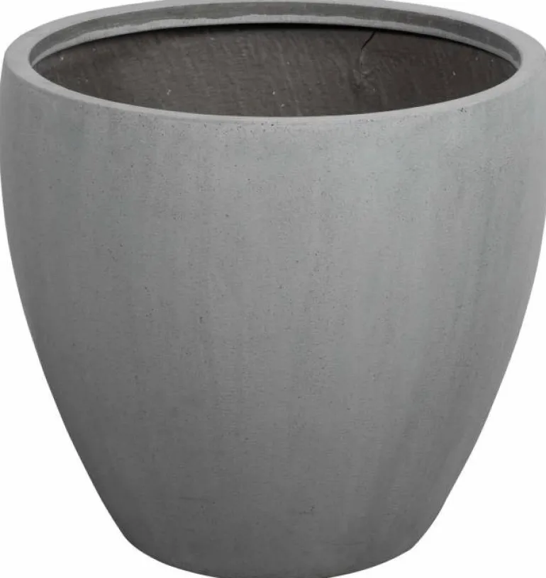 Stor Kakita potte i grå fiberstone