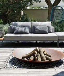Store bålfade i rust / Corten Stål