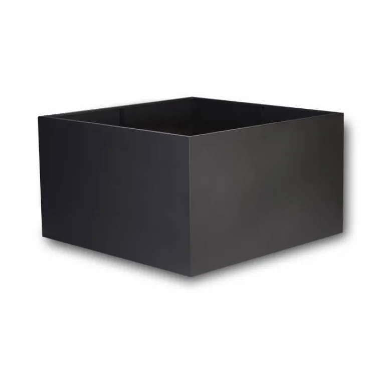 Store firkantede krukker i aluminium / Antrazit - 12 modeller