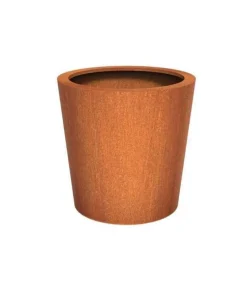 Store koniske krukker i rust - Ø.100cm + Ø.120cm