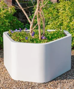 Store organic SHAPE plantekasser i glasfiber - Udendørs + Indendørs